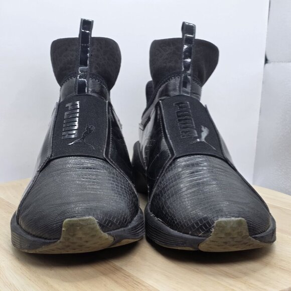 Puma Womens Fierce Metalic 189865 03 Black Running Shoes Sneakers Size 10 - Picture 2 of 10